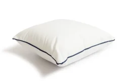 Business & Pleasure Co. The Euro Throw Pillow - Rivie White