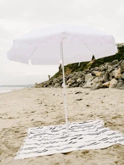 Business & Pleasure Co. The Family Beach Umbrella - Antique White