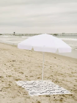 Business & Pleasure Co. The Family Beach Umbrella - Antique White
