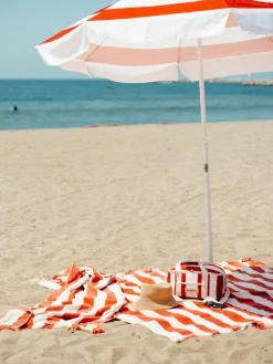 Business & Pleasure Co. The Family Beach Umbrella - Le Sirenuse Capri Stripe