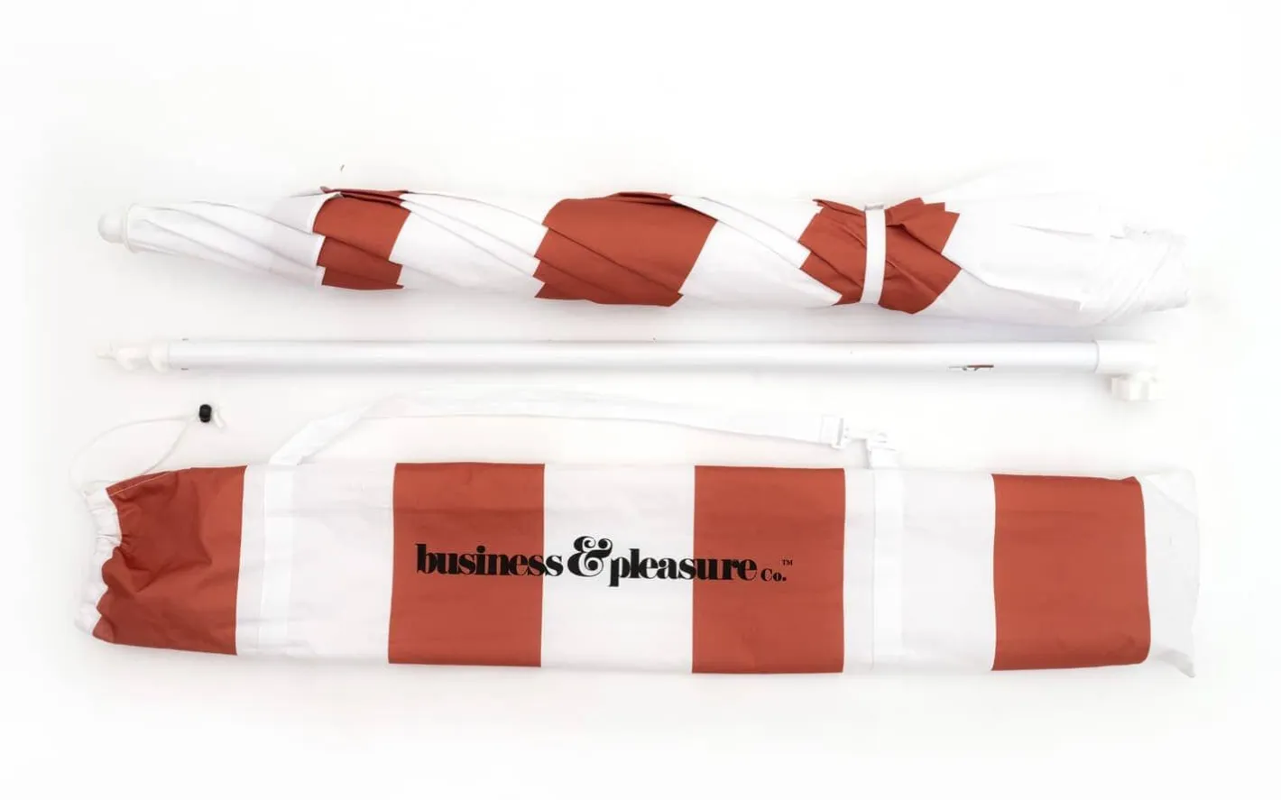 Business & Pleasure Co. The Family Beach Umbrella - Le Sirenuse Capri Stripe