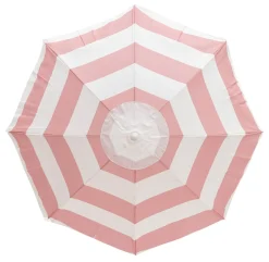 Business & Pleasure Co. The Family Beach Umbrella - Pink Capri Stripe