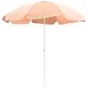 Business & Pleasure Co. The Family Beach Umbrella - 70'S Panel Sand Pink