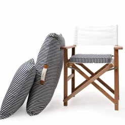 Business & Pleasure Co. The Floor Pillow - Lauren'S Navy Stripe