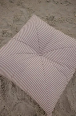 Business & Pleasure Co. The Floor Pillow - Lauren'S Pink Stripe