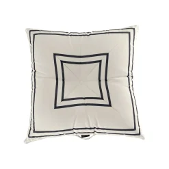Business & Pleasure Co. The Floor Pillow - Malibu Black Stripe