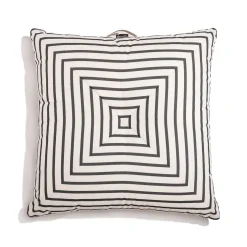 Business & Pleasure Co. The Floor Pillow - Monaco Black Stripe