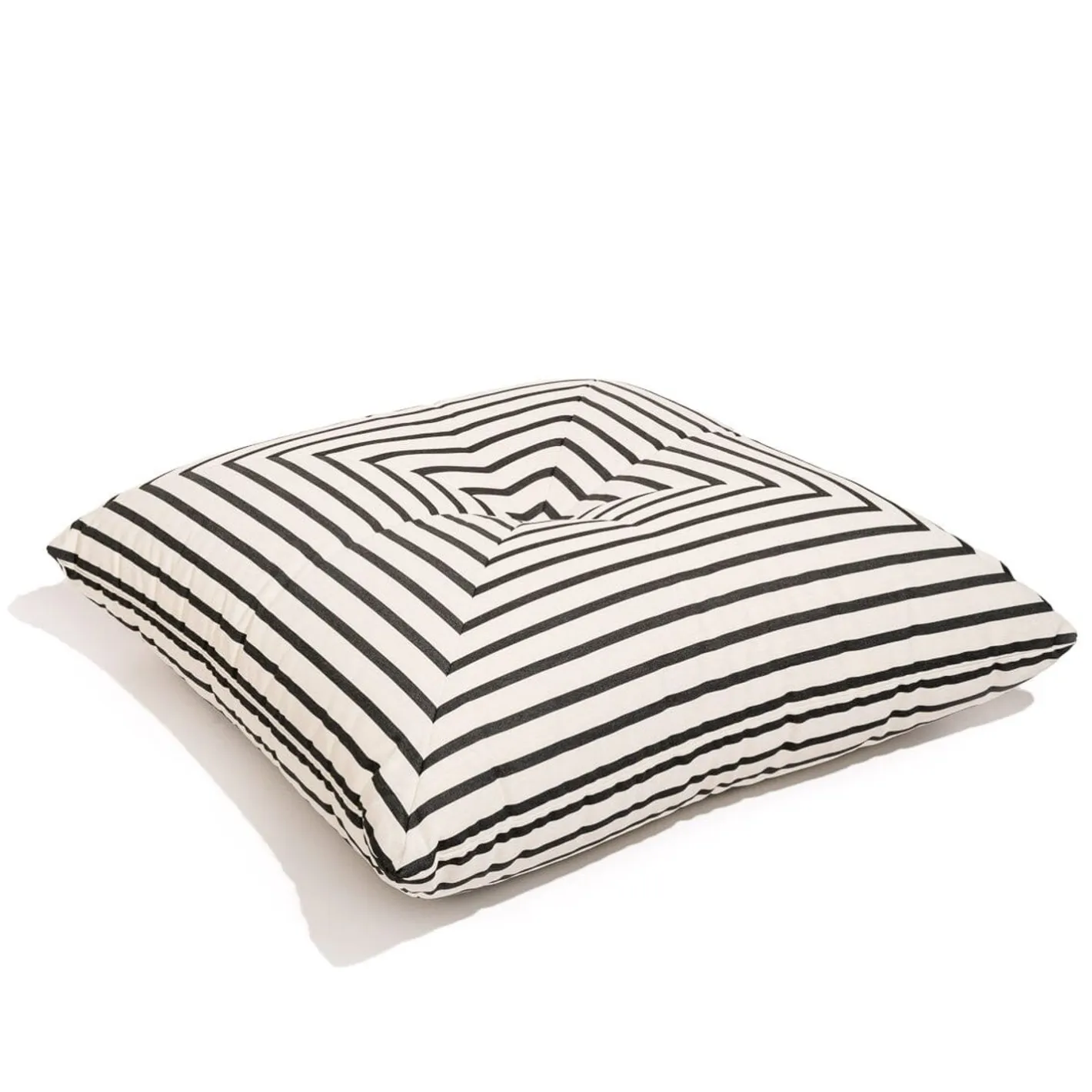 Business & Pleasure Co. The Floor Pillow - Monaco Black Stripe