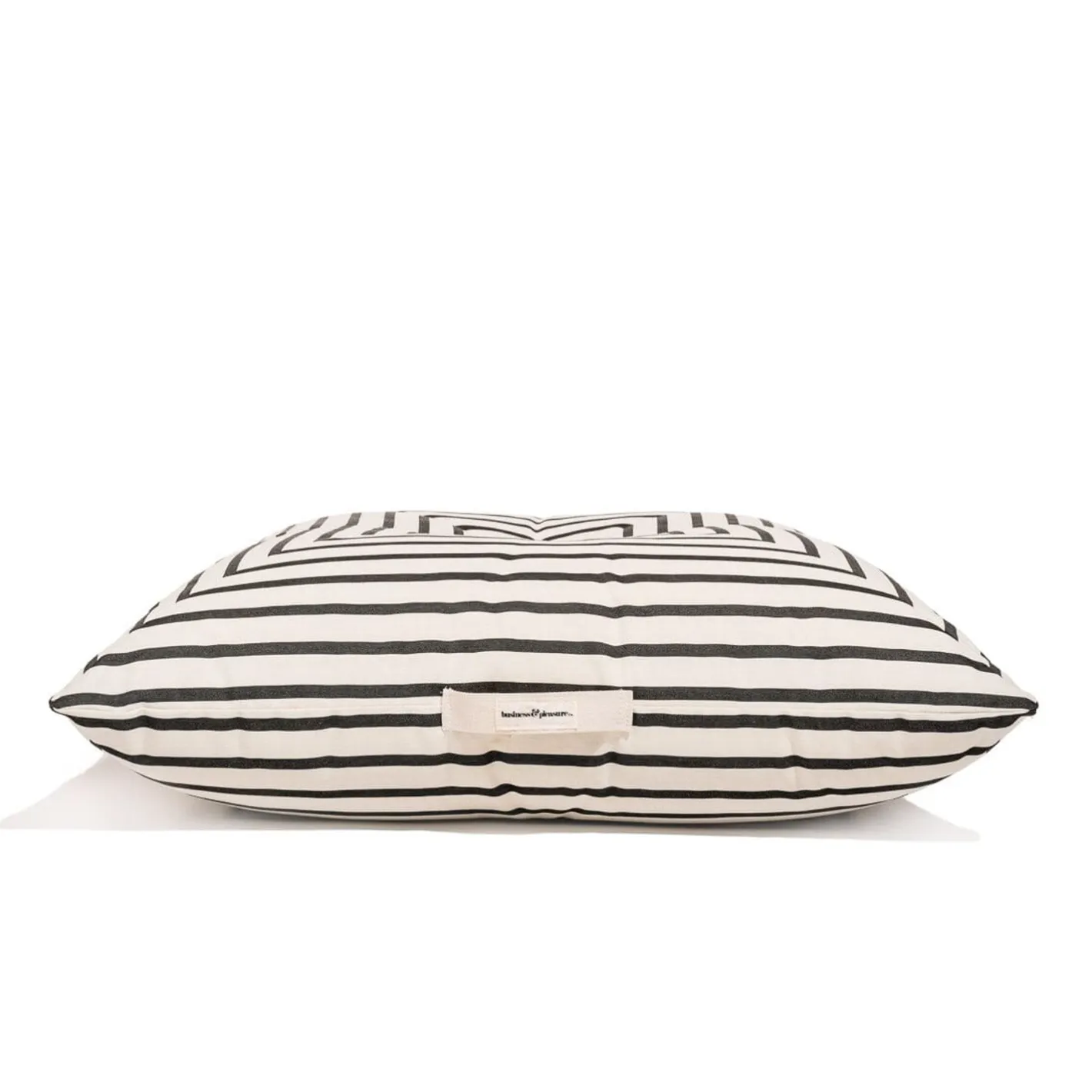 Business & Pleasure Co. The Floor Pillow - Monaco Black Stripe
