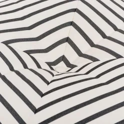 Business & Pleasure Co. The Floor Pillow - Monaco Black Stripe