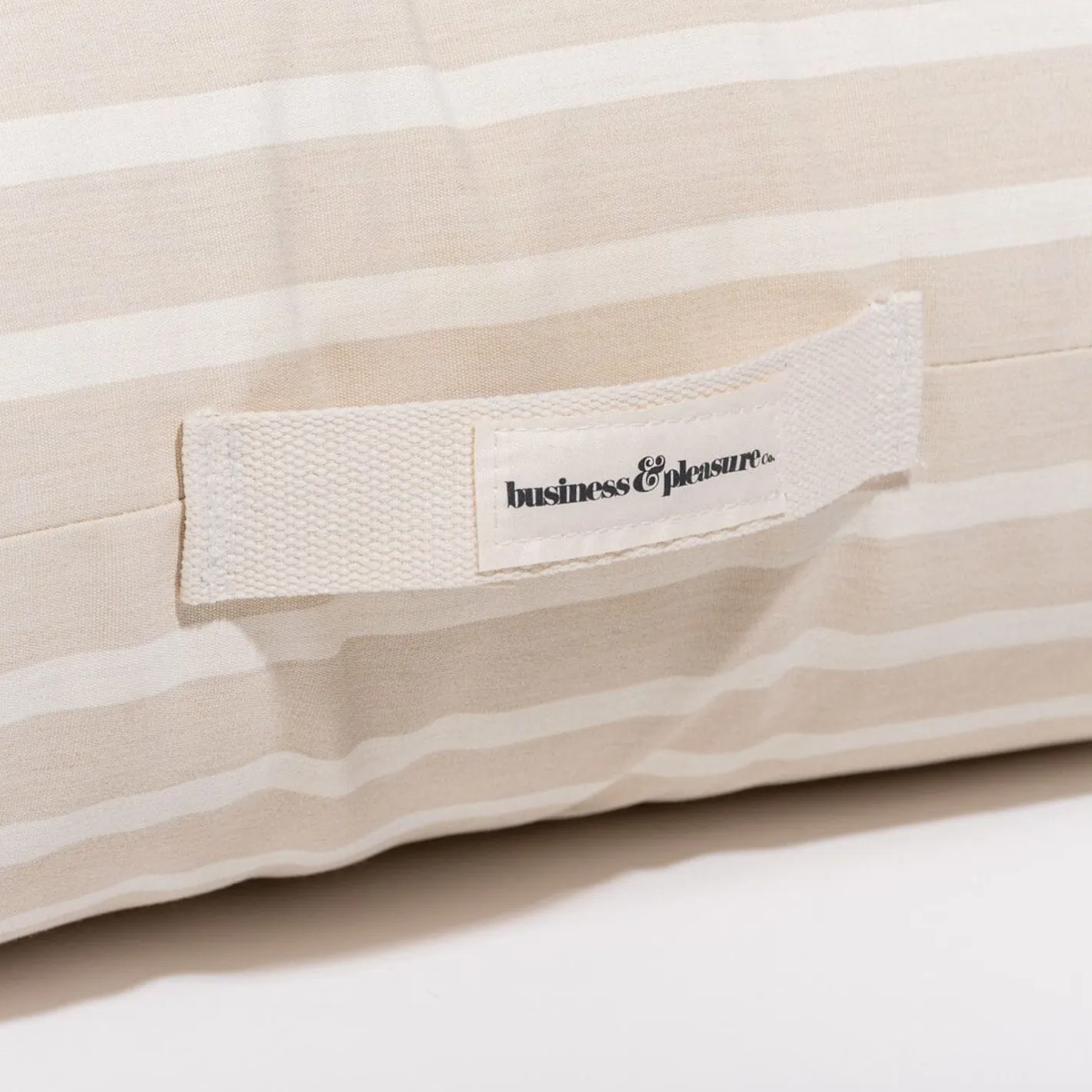 Business & Pleasure Co. The Floor Pillow - Monaco Natural Stripe
