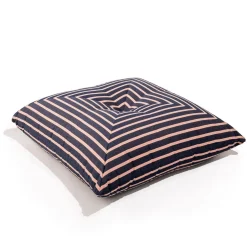 Business & Pleasure Co. The Floor Pillow - Monaco Navy And Pink Stripe