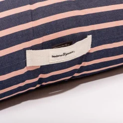 Business & Pleasure Co. The Floor Pillow - Monaco Navy And Pink Stripe