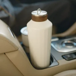 Business & Pleasure Co. The Hemingway Drinkware - Flask - Antique White - 25 Oz