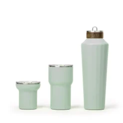 Business & Pleasure Co. The Hemingway Drinkware - Flask - Sage Green - 25 Oz