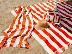 Business & Pleasure Co. The Holiday Beach Blanket - Le Sirenuse Capri Stripe