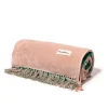 Business & Pleasure Co. The Holiday Beach Blanket - Ocean Green And Pink Stripe