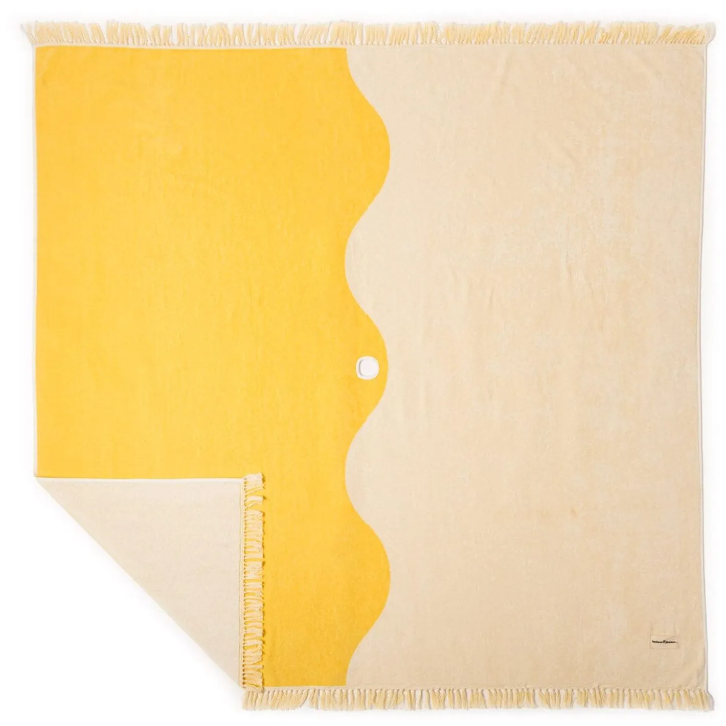 Business & Pleasure Co. The Holiday Beach Blanket - Ocean Mimosa Stripe