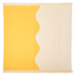 Business & Pleasure Co. The Holiday Beach Blanket - Ocean Mimosa Stripe