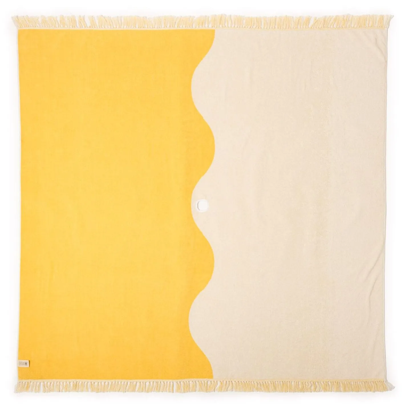 Business & Pleasure Co. The Holiday Beach Blanket - Ocean Mimosa Stripe