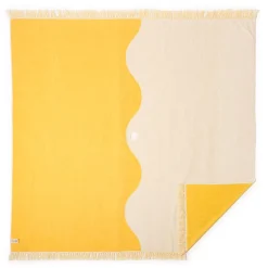 Business & Pleasure Co. The Holiday Beach Blanket - Ocean Mimosa Stripe
