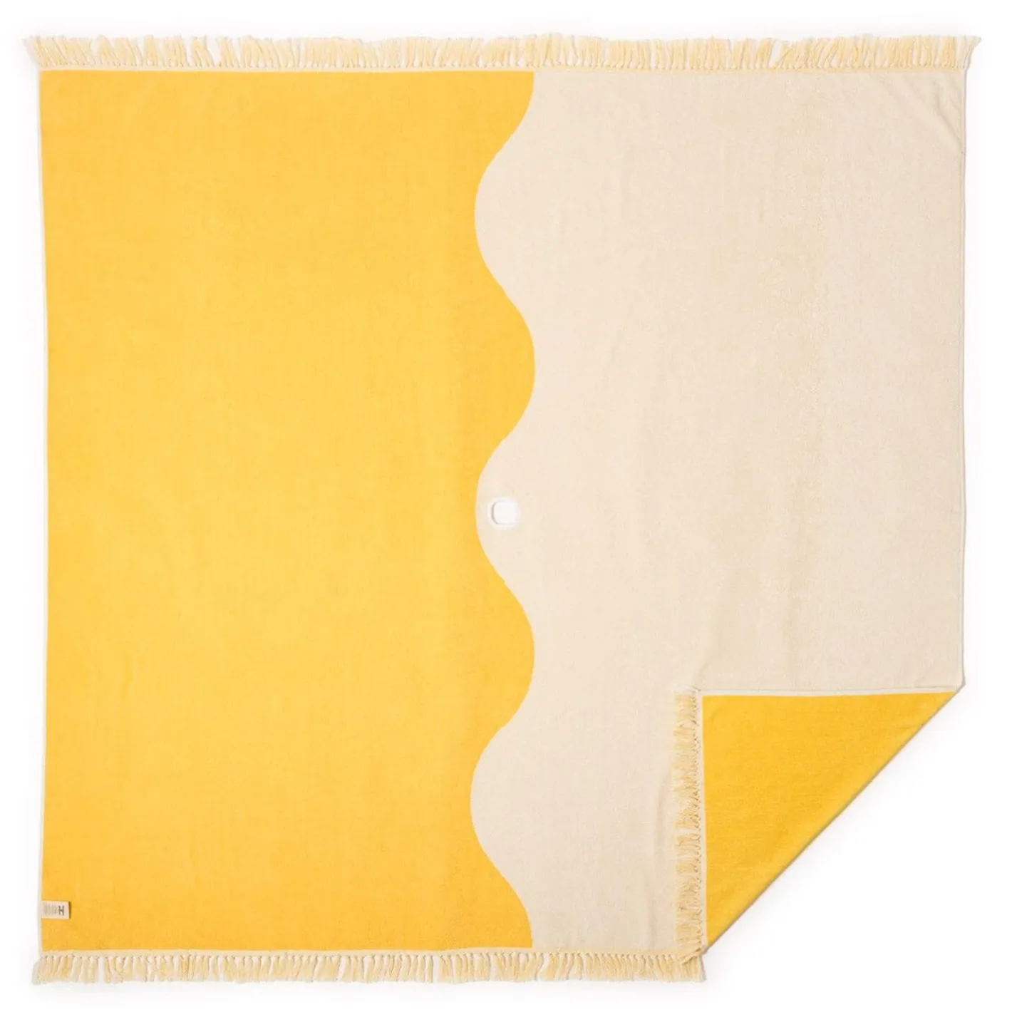Business & Pleasure Co. The Holiday Beach Blanket - Ocean Mimosa Stripe