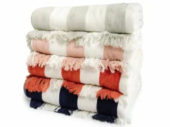 Business & Pleasure Co. The Holiday Beach Towel - Le Sirenuse Capri Stripe