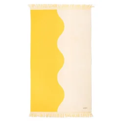 Business & Pleasure Co. The Holiday Beach Towel - Ocean Mimosa Stripe