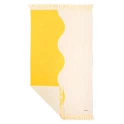 Business & Pleasure Co. The Holiday Beach Towel - Ocean Mimosa Stripe