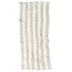 Business & Pleasure Co. The Holiday Beach Towel - Sage Capri Stripe