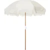 Business & Pleasure Co. The Holiday Beach Umbrella - Antique White