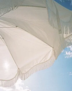 Business & Pleasure Co. The Holiday Beach Umbrella - Antique White