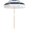 Business & Pleasure Co. The Holiday Beach Umbrella - Navy Capri Stripe