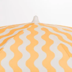 Business & Pleasure Co. The Holiday Beach Umbrella - Ocean Mimosa Stripe