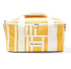 Business & Pleasure Co. The Holiday Cooler Bag - Fff Yellow Stripe