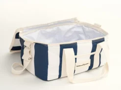 Business & Pleasure Co. The Holiday Cooler Bag - Navy Capri Stripe