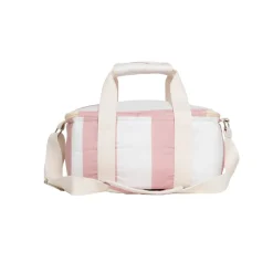 Business & Pleasure Co. The Holiday Cooler Bag - Pink Capri Stripe