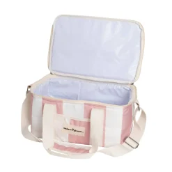 Business & Pleasure Co. The Holiday Cooler Bag - Pink Capri Stripe