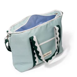 Business & Pleasure Co. The Holiday Cooler Tote Bag - Rivie Green