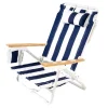 Business & Pleasure Co. The Holiday Tommy Chair - Navy Capri Stripe