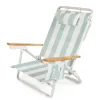 Business & Pleasure Co. The Holiday Tommy Chair - Sage Capri Stripe
