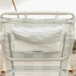 Business & Pleasure Co. The Holiday Tommy Chair - Sage Capri Stripe
