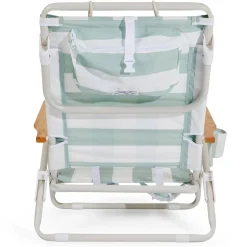 Business & Pleasure Co. The Holiday Tommy Chair - Sage Capri Stripe