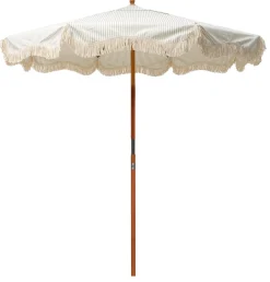 Business & Pleasure Co. The Market Umbrella - Lauren'S Sage Stripe