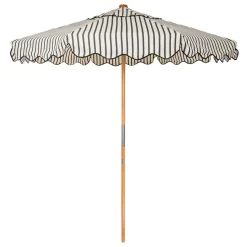 Business & Pleasure Co. The Market Umbrella - Monaco Black Stripe