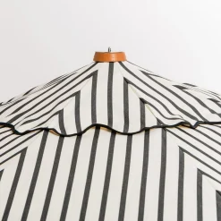 Business & Pleasure Co. The Market Umbrella - Monaco Black Stripe