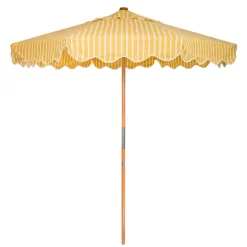 Business & Pleasure Co. The Market Umbrella - Monaco Mimosa Stripe