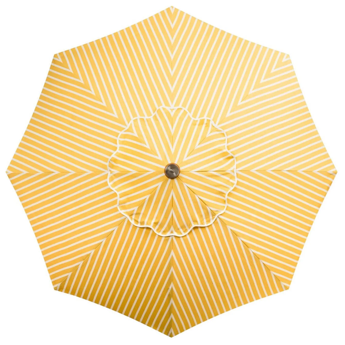 Business & Pleasure Co. The Market Umbrella - Monaco Mimosa Stripe