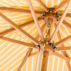 Business & Pleasure Co. The Market Umbrella - Monaco Mimosa Stripe