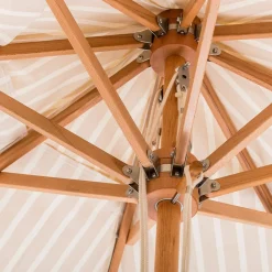 Business & Pleasure Co. The Market Umbrella - Monaco Natural Stripe